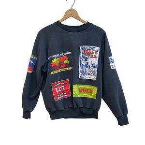 Vintage GABCO Australia 90s RARE Food Label Advertisement Sweatshirt Unisex Sz M